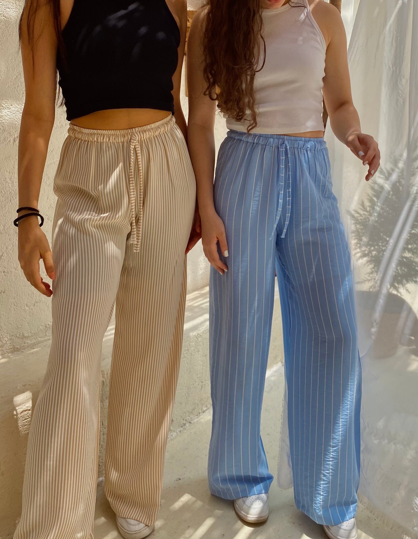 Striped Linen Pants