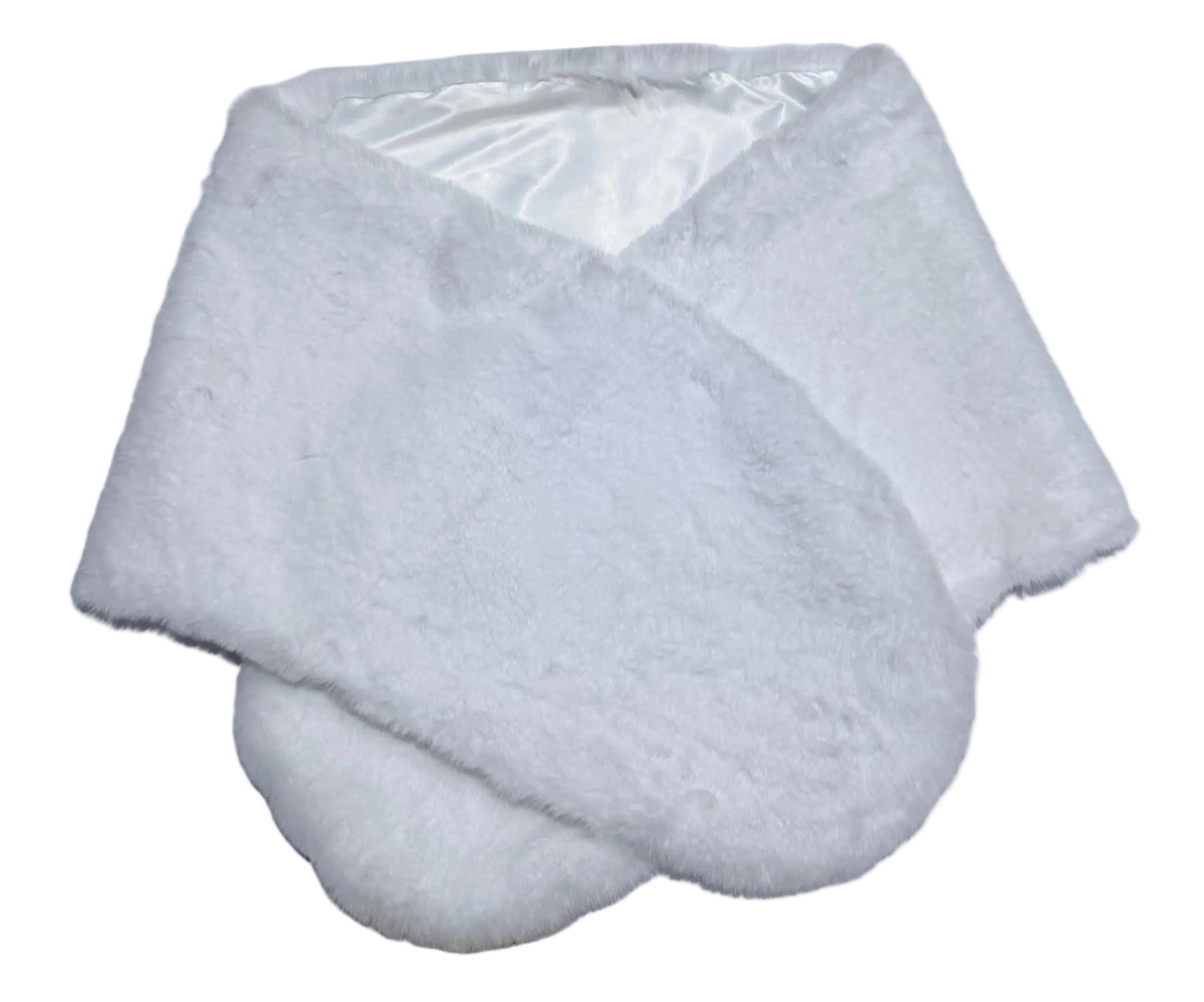 White Fur Shawl