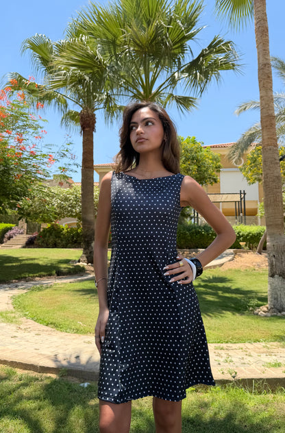 Polka Dot Swim Dress