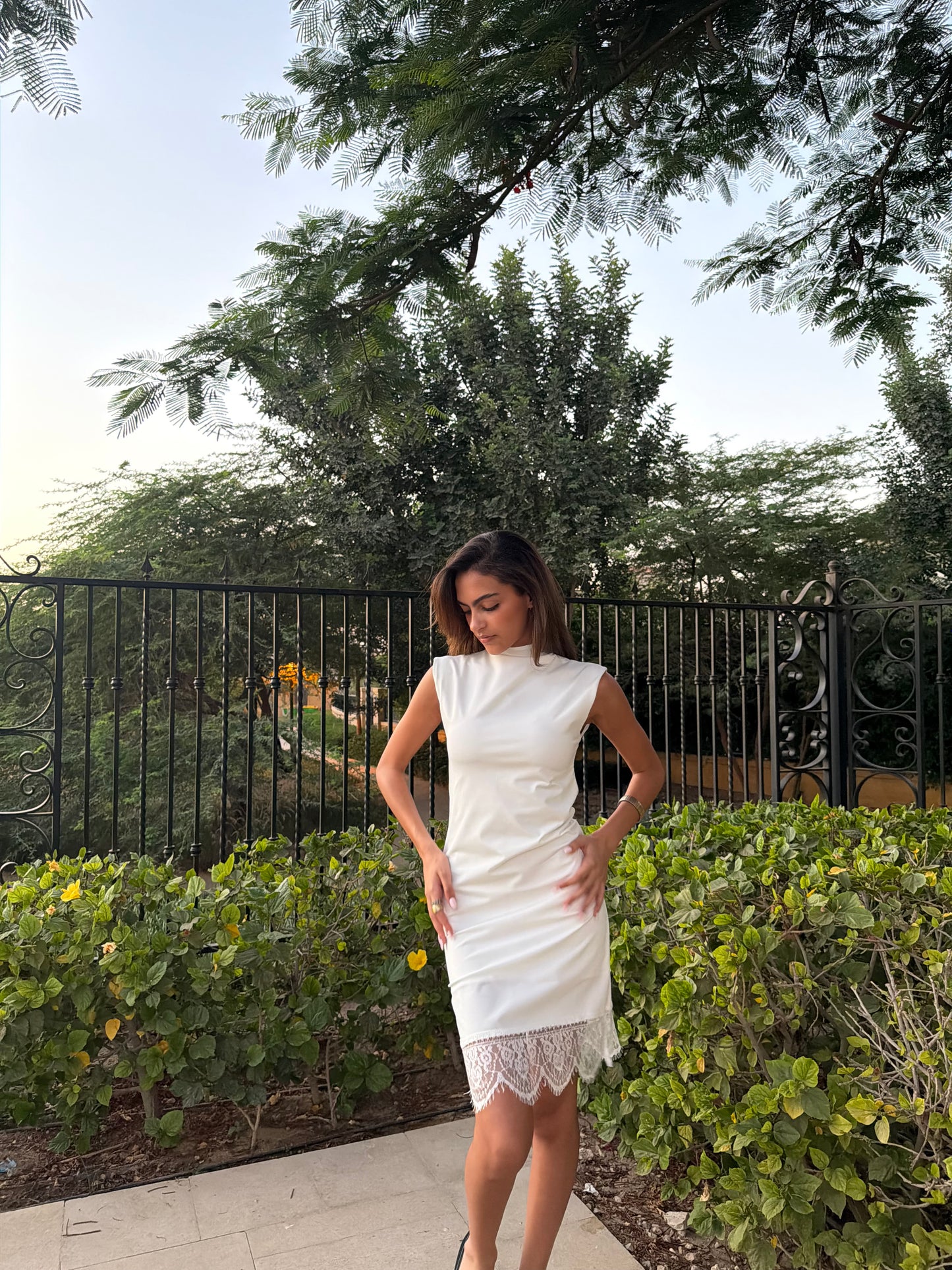 White Lace Dress