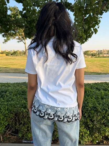 Pattern lace Shirt
