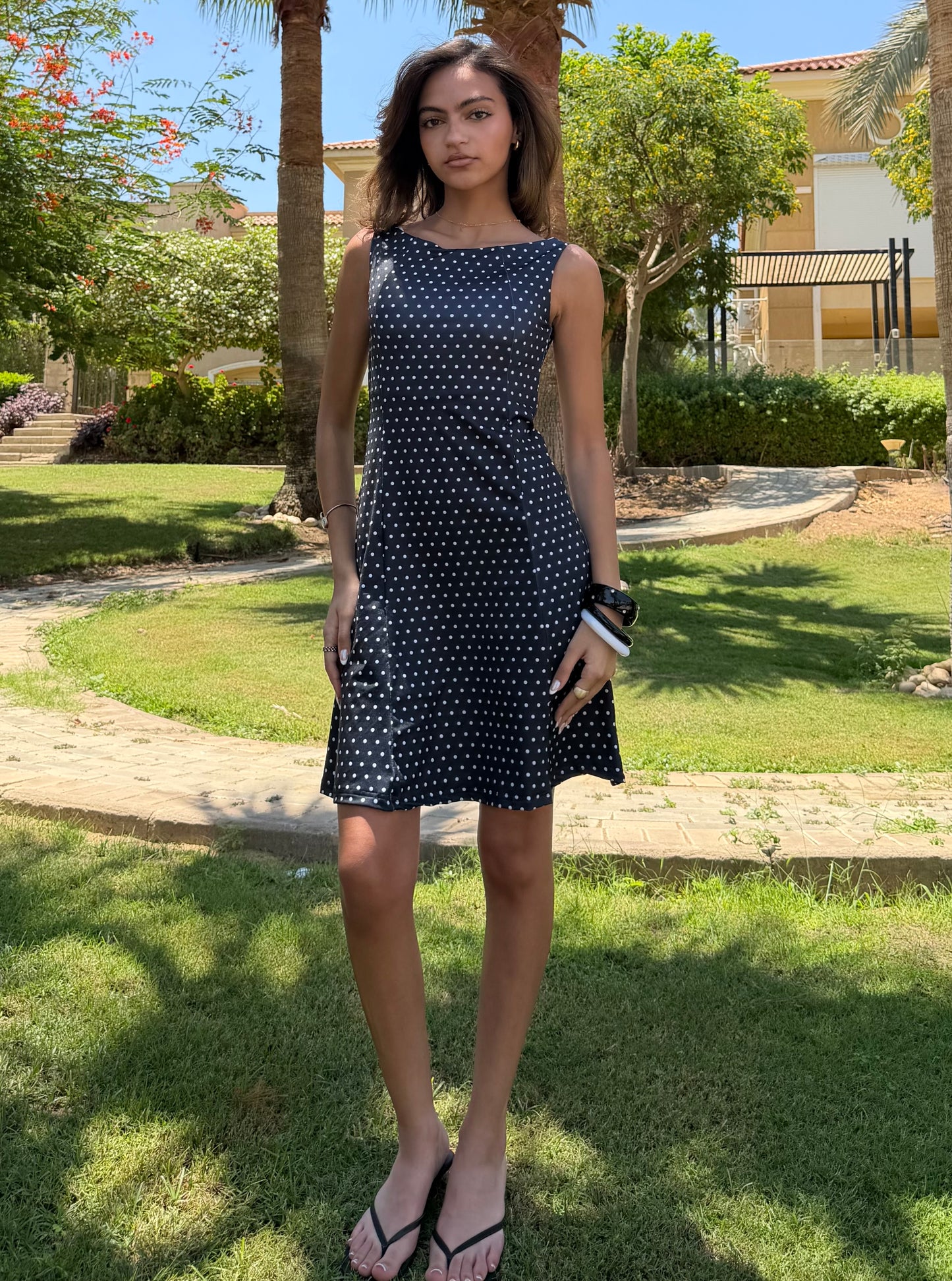 Polka Dot Swim Dress