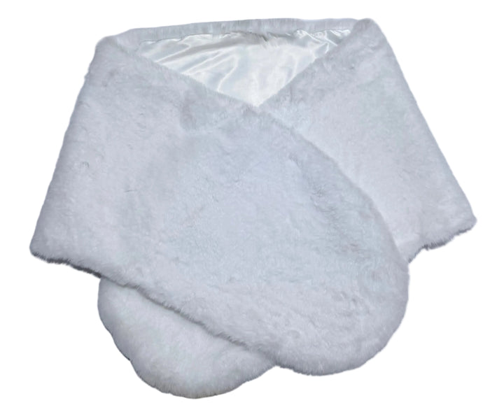 White Fur Shawl
