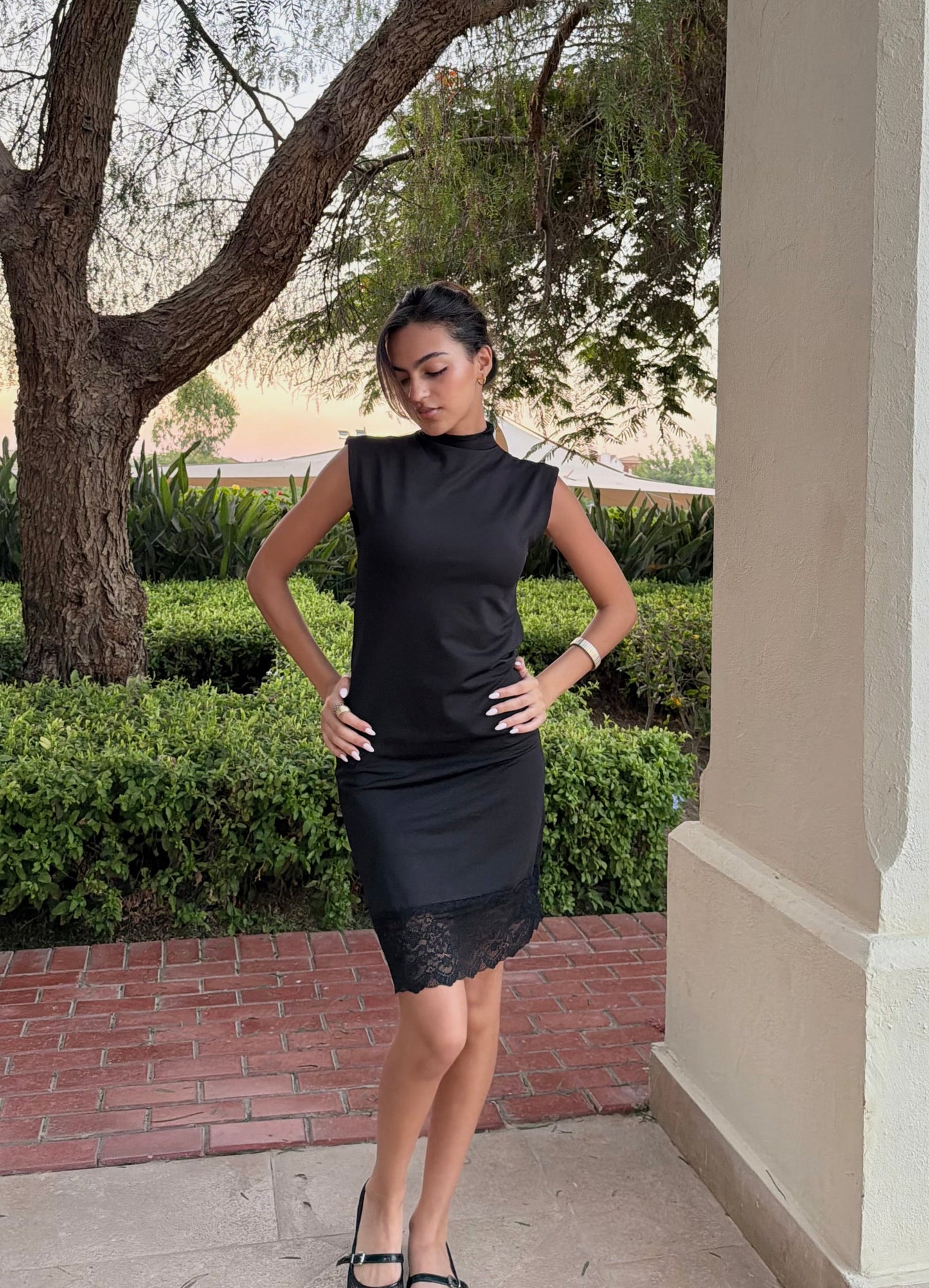 Black Lace Dress