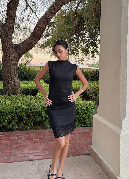 Black Lace Dress