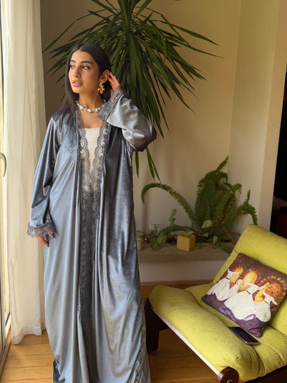 Blue Lace Kaftan