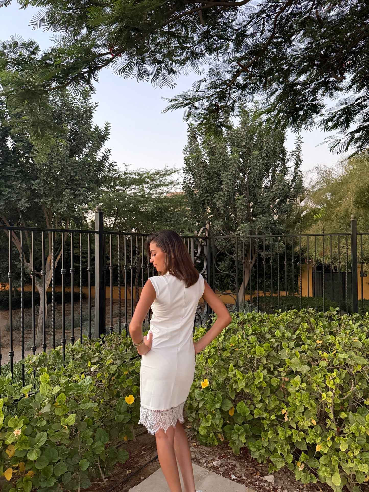 White Lace Dress