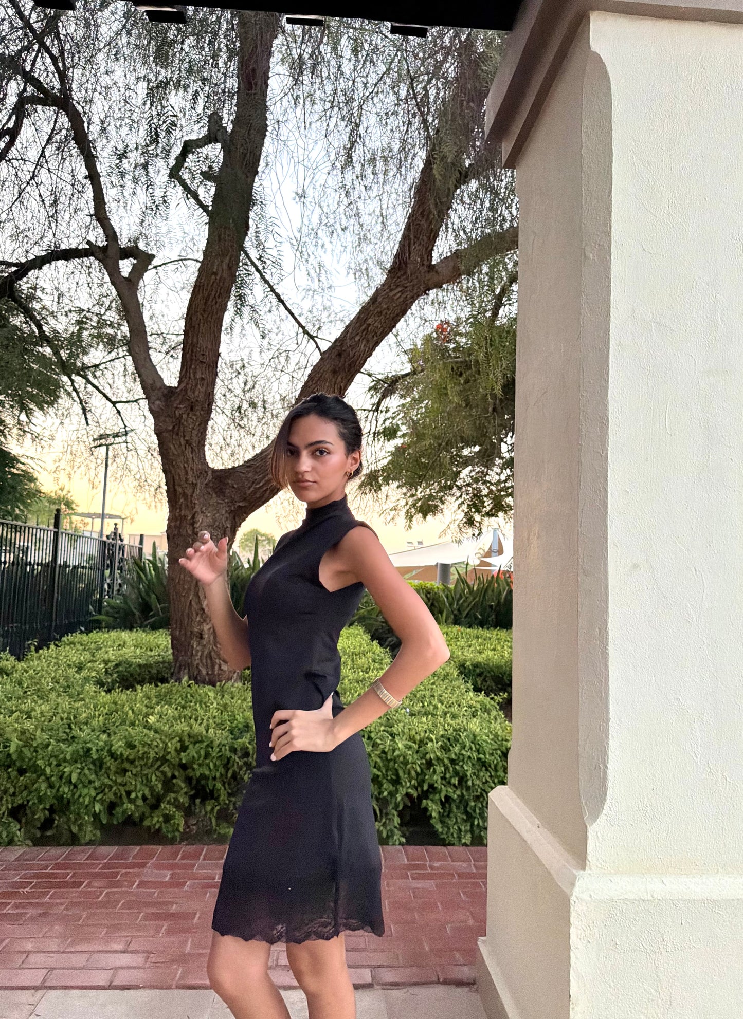 Black Lace Dress