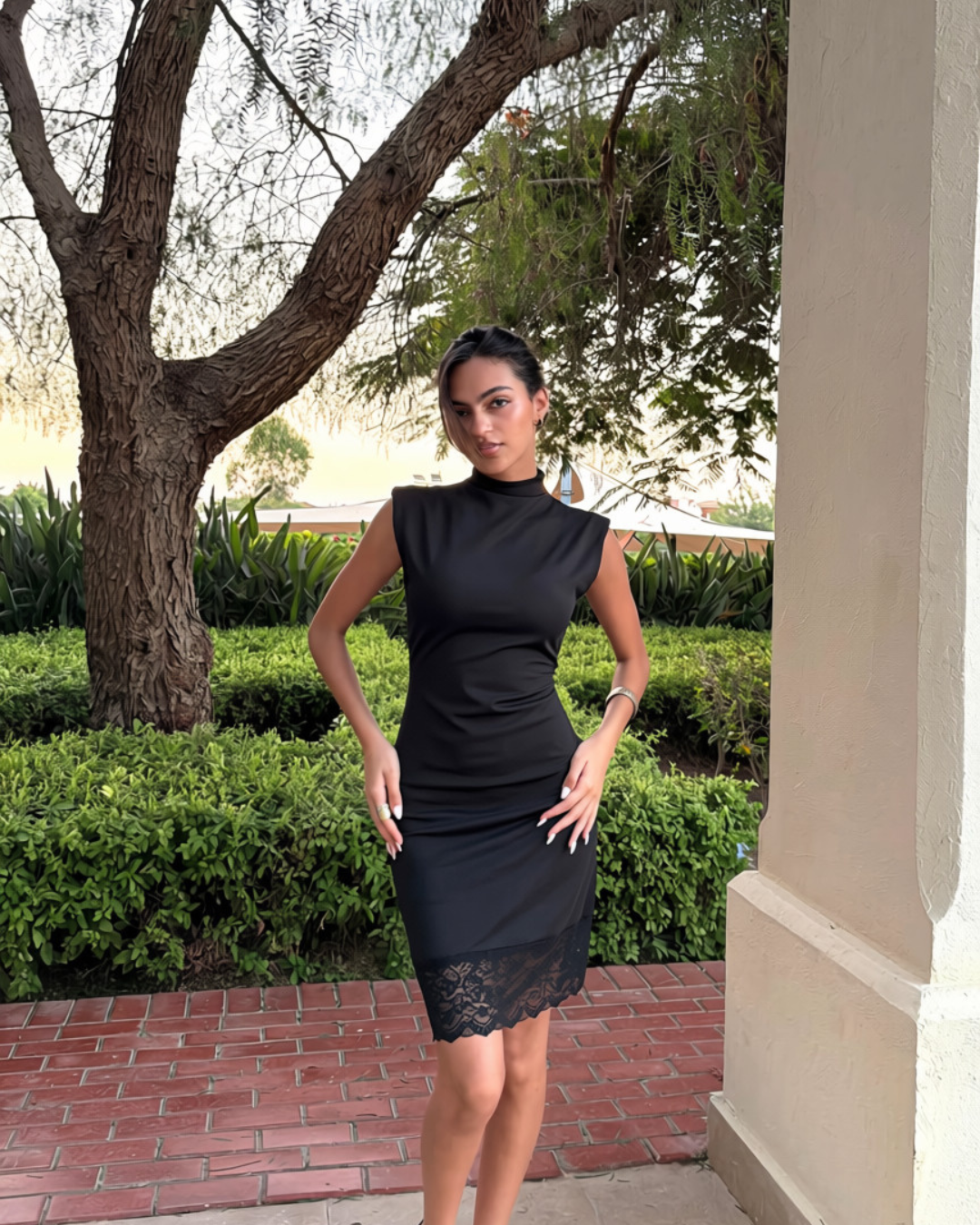 Black Lace Dress