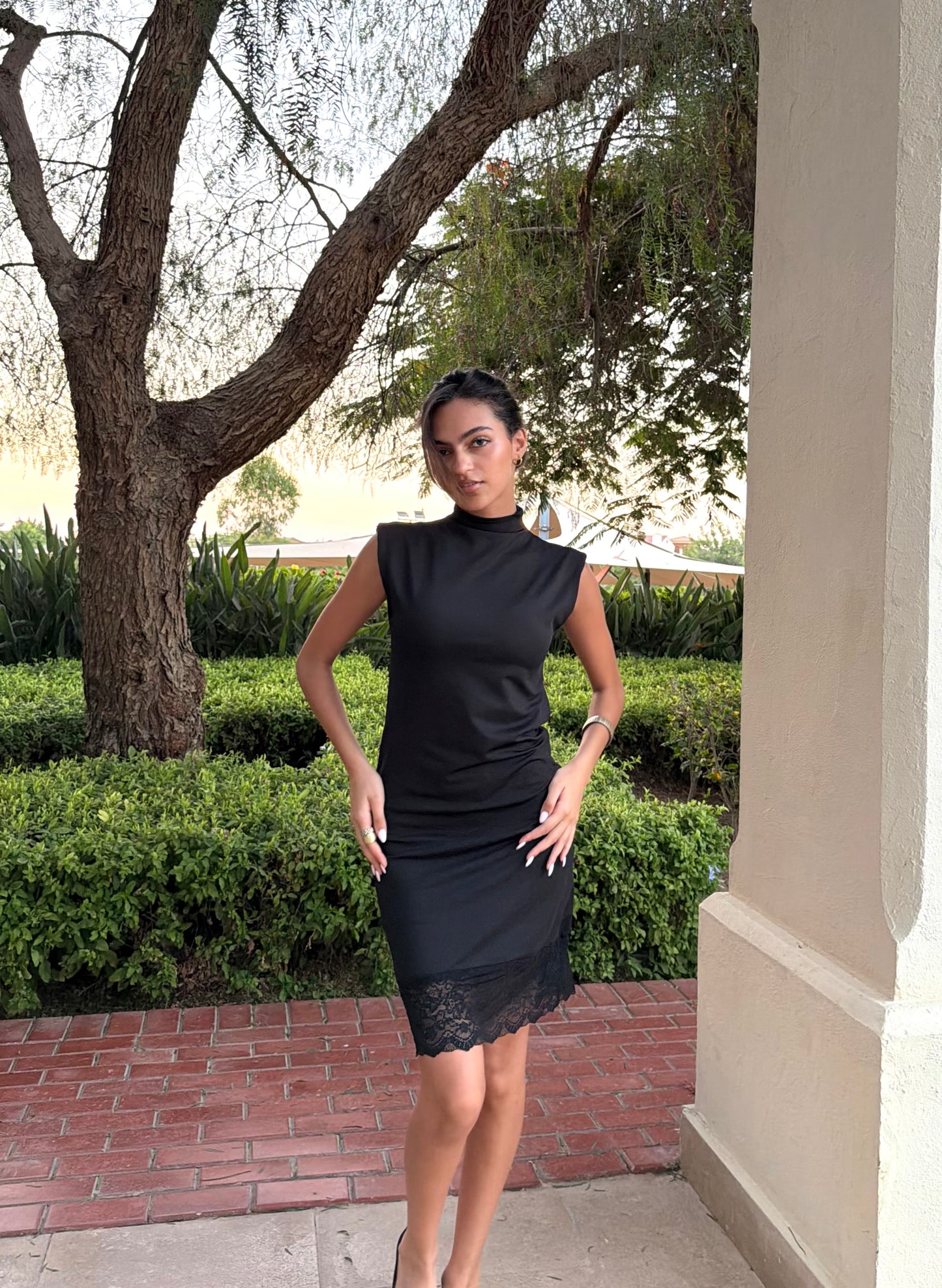 Black Lace Dress