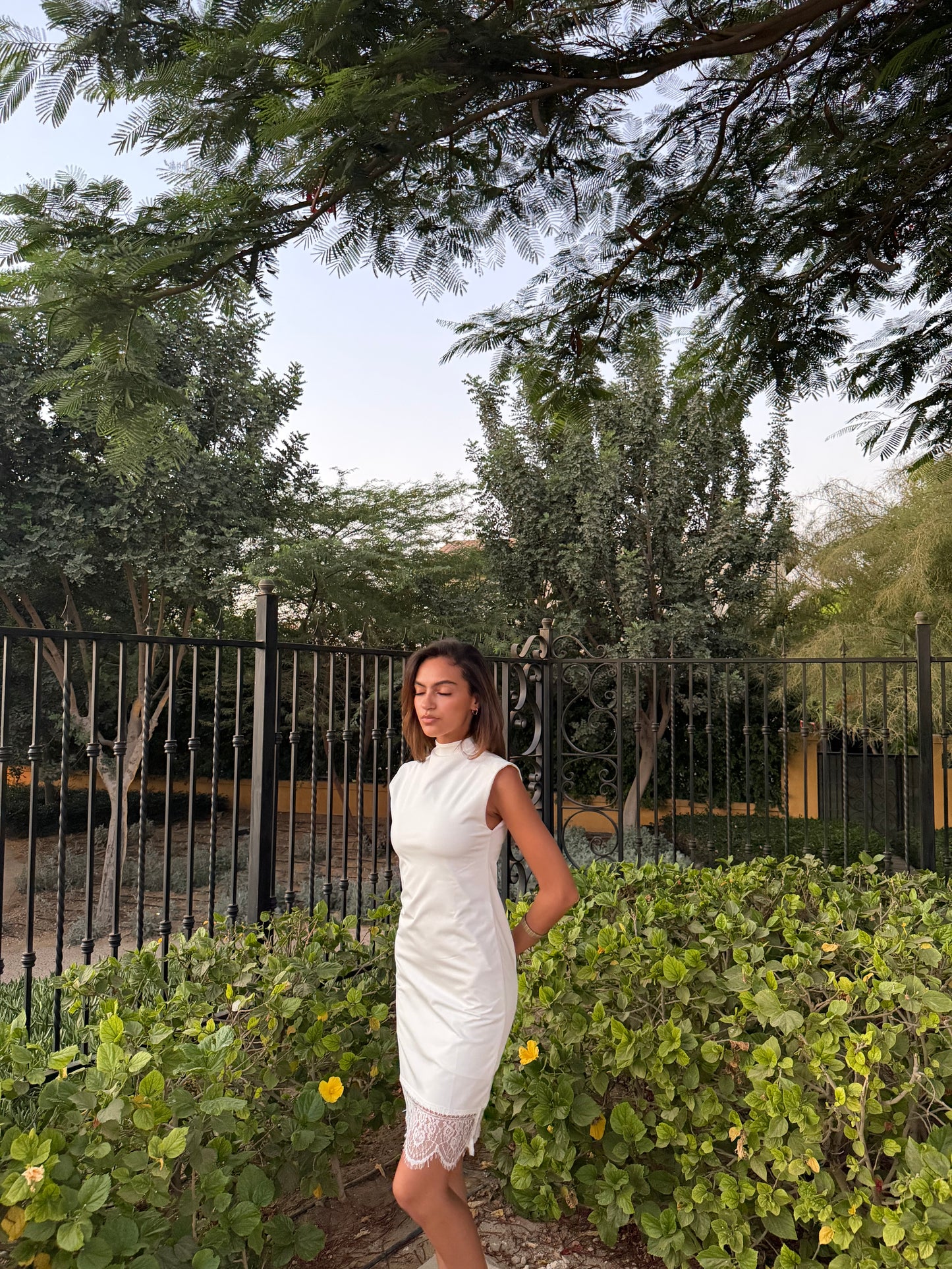 White Lace Dress